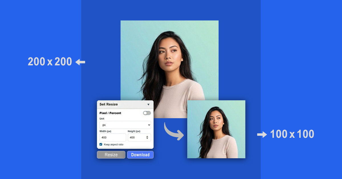 Resize Image to 20KB Online - Free Image Resizer